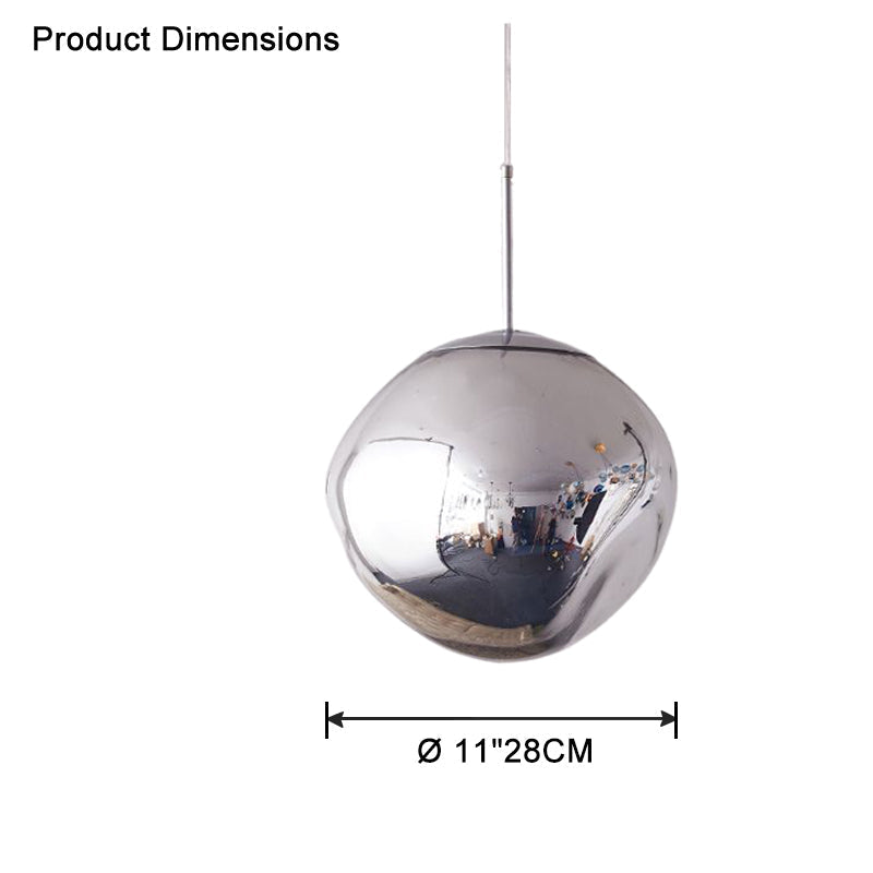 Modern Melt Glass Pendant Light for Elegant Indoor Spaces