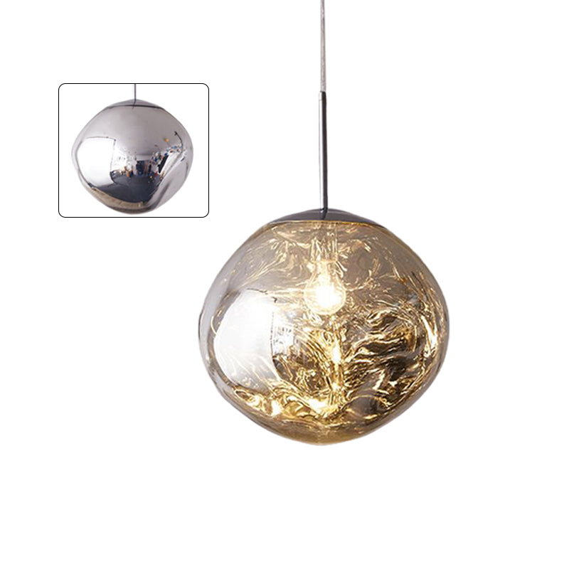 Modern Melt Glass Pendant Light for Elegant Indoor Spaces