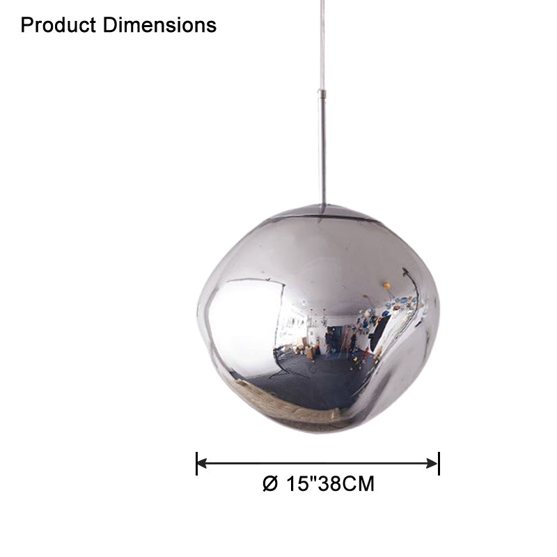 Modern Melt Glass Pendant Light for Elegant Indoor Spaces