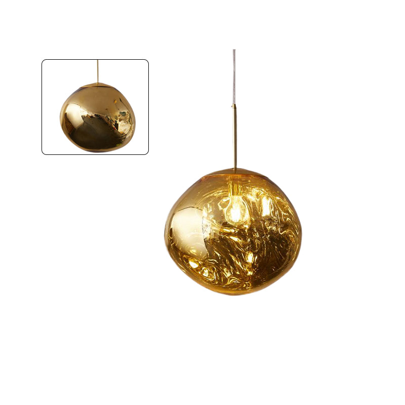 Modern Melt Glass Pendant Light for Elegant Indoor Spaces