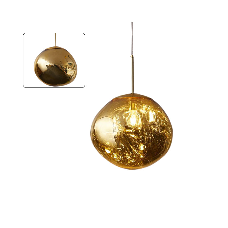 Modern Melt Glass Pendant Light for Elegant Indoor Spaces