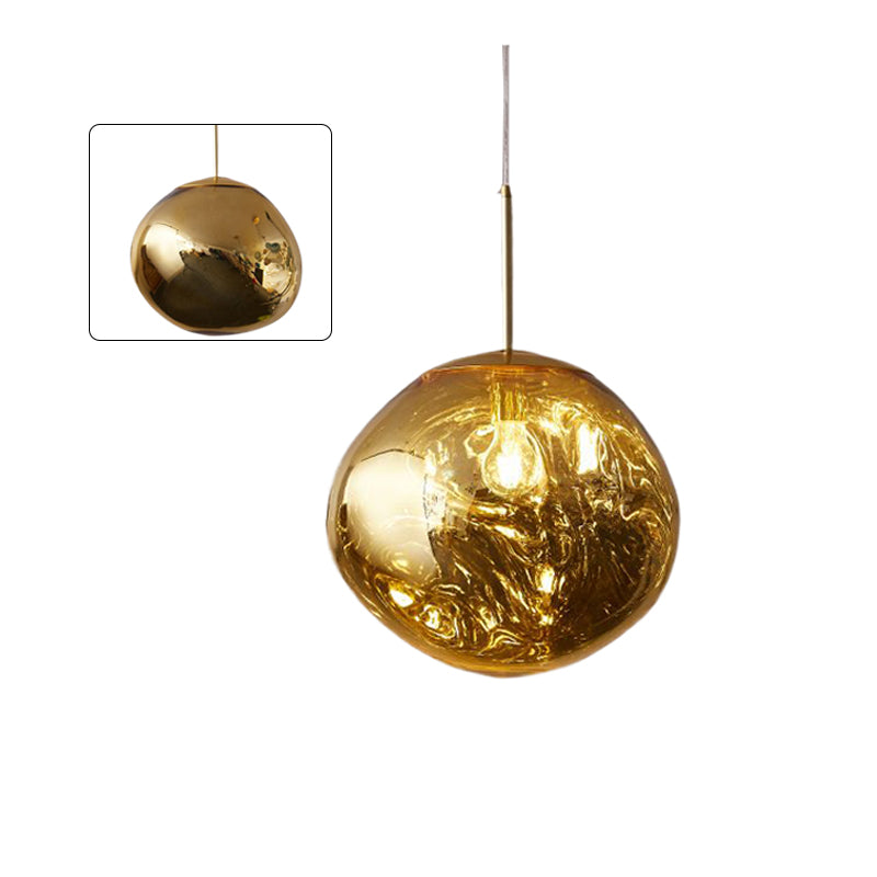 Modern Melt Glass Pendant Light for Elegant Indoor Spaces