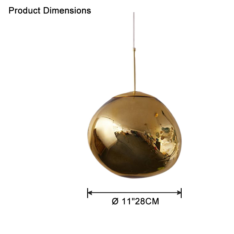 Modern Melt Glass Pendant Light for Elegant Indoor Spaces