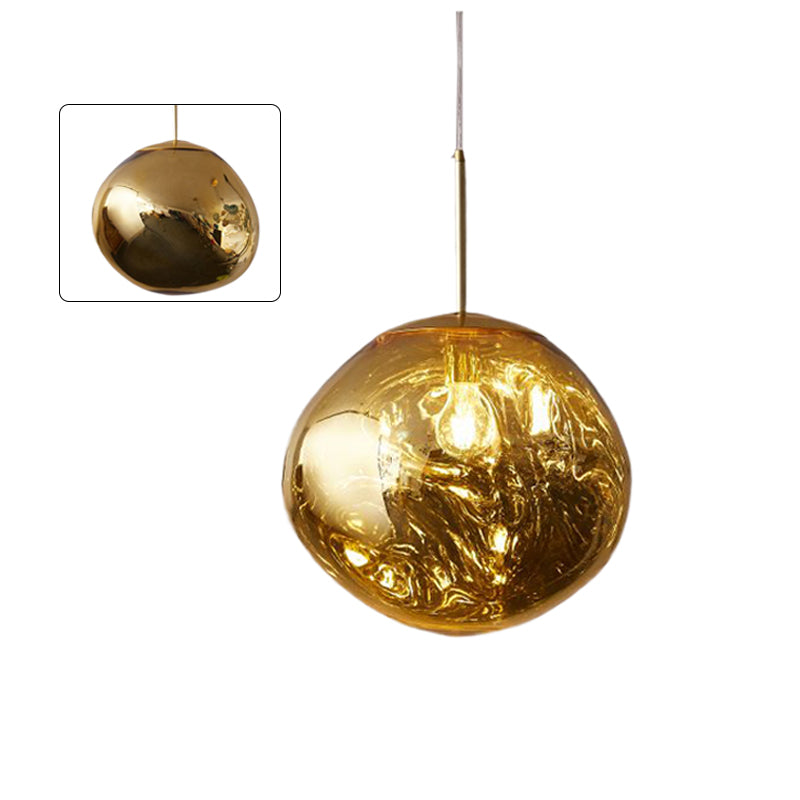 Modern Melt Glass Pendant Light for Elegant Indoor Spaces