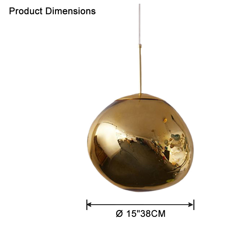 Modern Melt Glass Pendant Light for Elegant Indoor Spaces