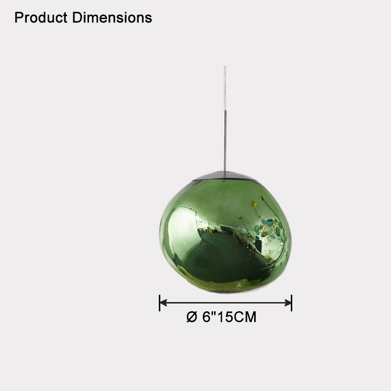 Modern Melt Glass Pendant Light for Elegant Indoor Spaces