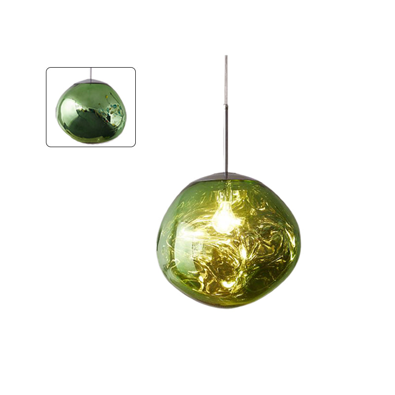 Modern Melt Glass Pendant Light for Elegant Indoor Spaces