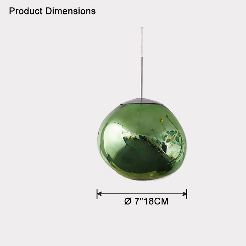 Modern Melt Glass Pendant Light for Elegant Indoor Spaces