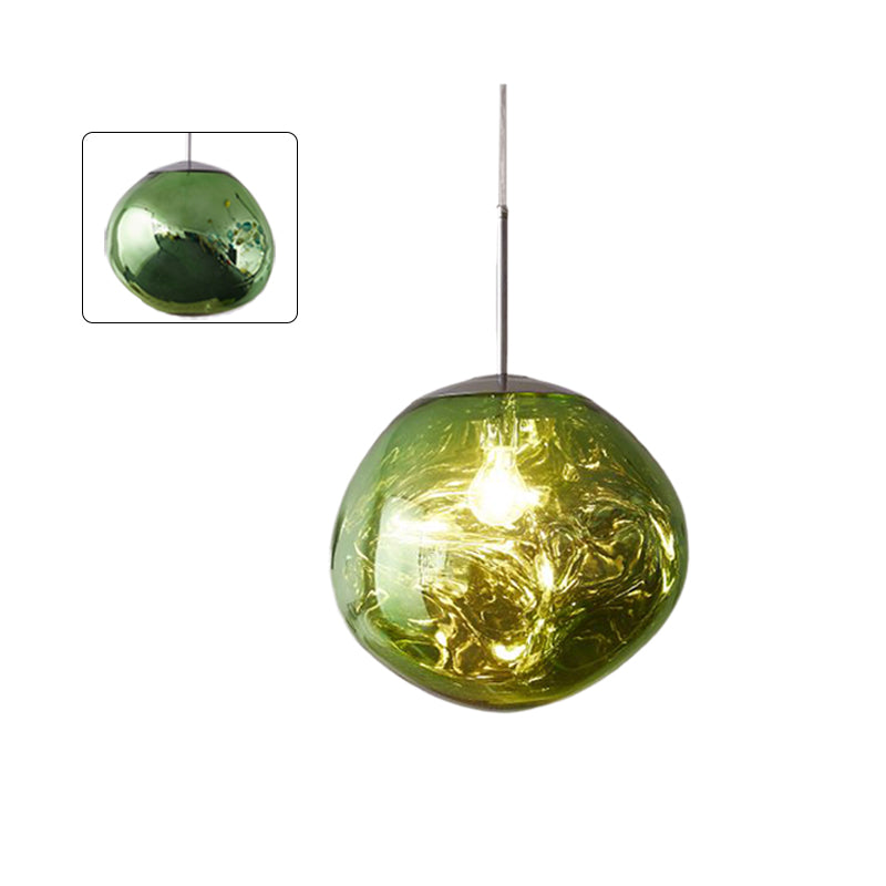 Modern Melt Glass Pendant Light for Elegant Indoor Spaces