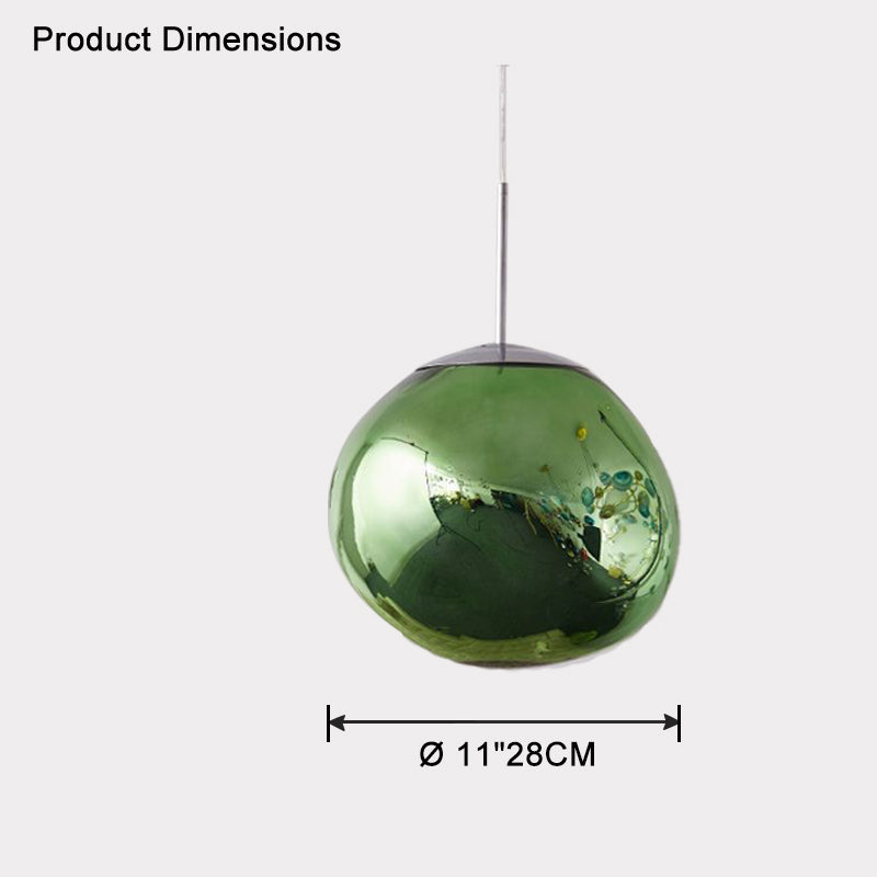 Modern Melt Glass Pendant Light for Elegant Indoor Spaces