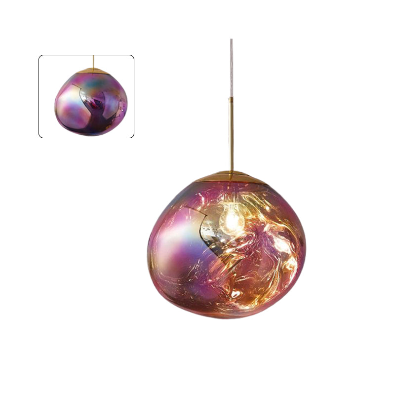 Modern Melt Glass Pendant Light for Elegant Indoor Spaces