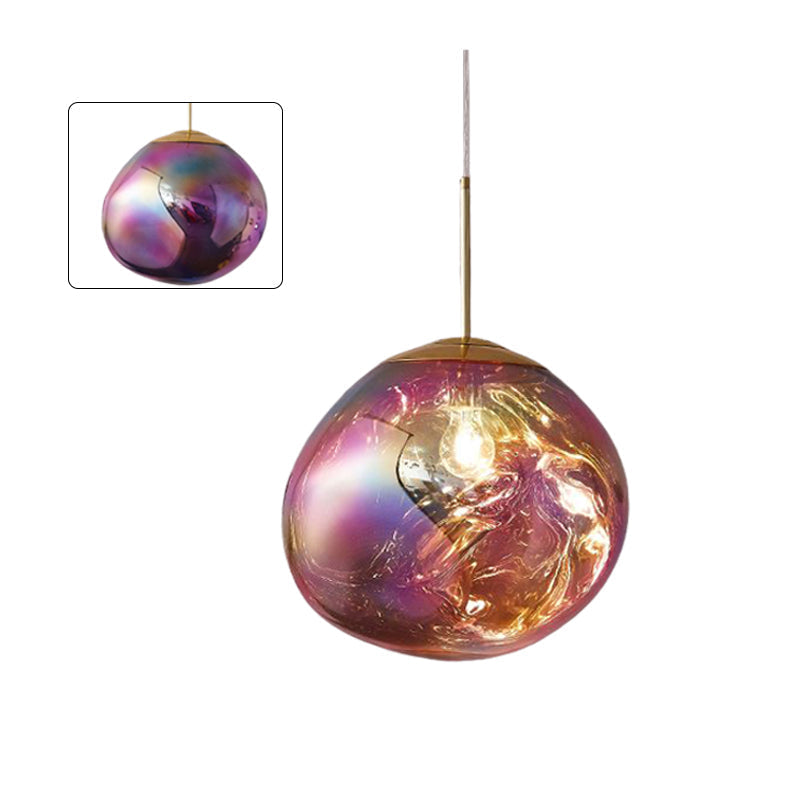 Modern Melt Glass Pendant Light for Elegant Indoor Spaces