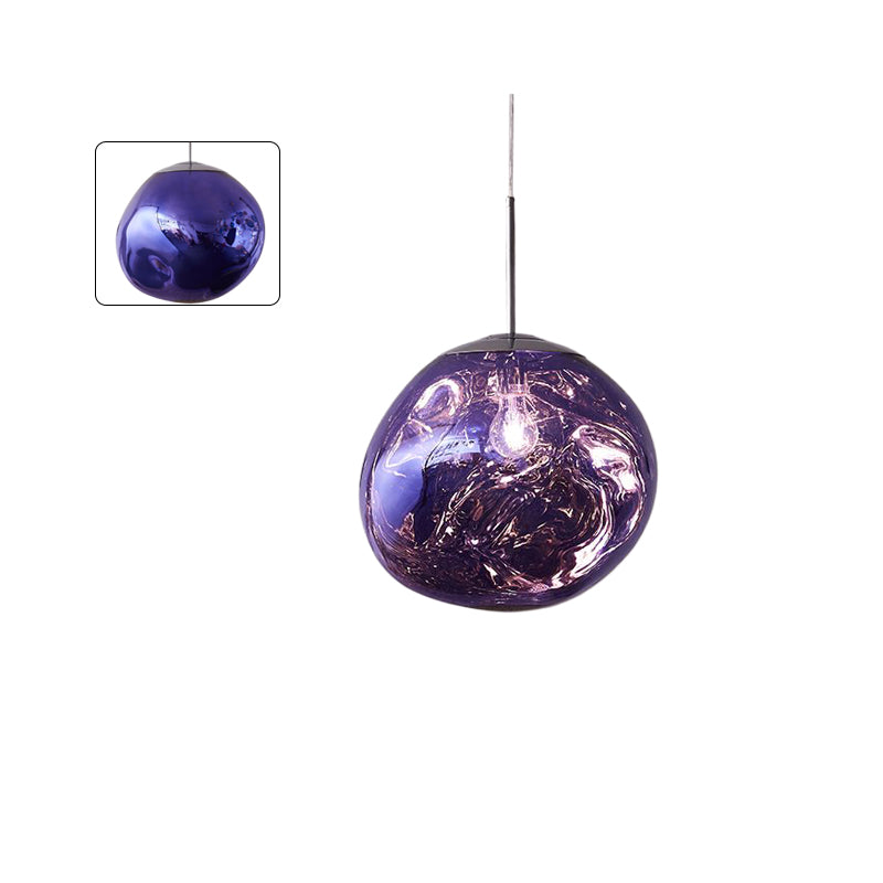 Modern Melt Glass Pendant Light for Elegant Indoor Spaces