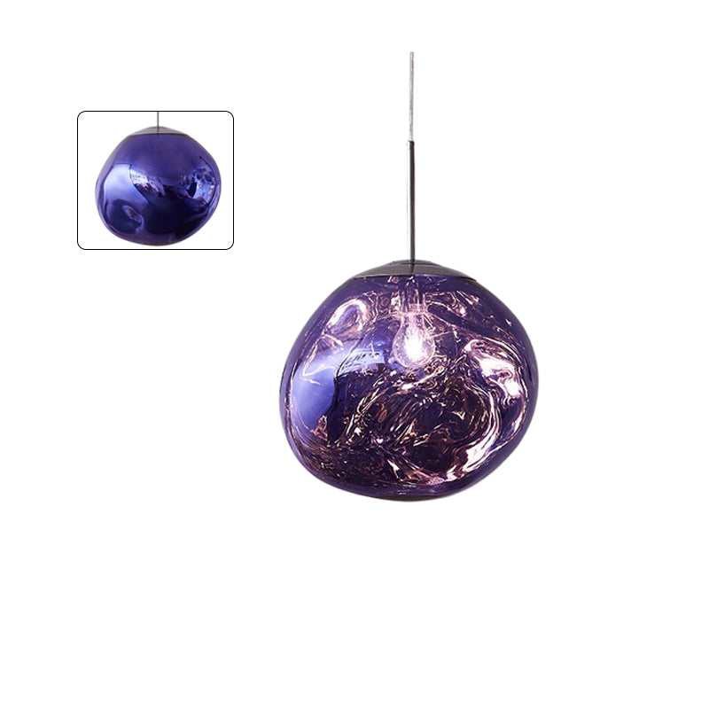 Modern Melt Glass Pendant Light for Elegant Indoor Spaces