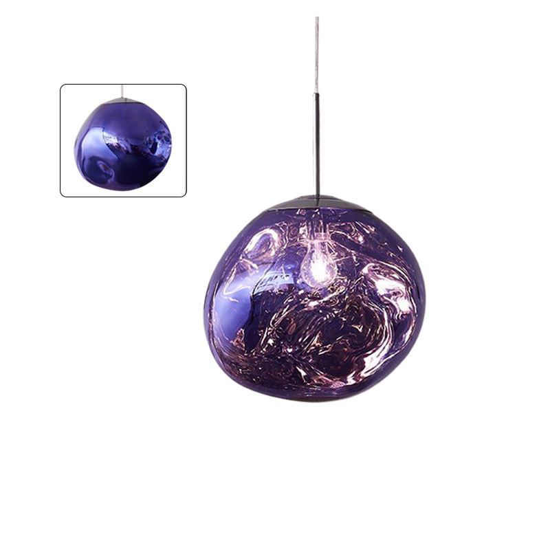 Modern Melt Glass Pendant Light for Elegant Indoor Spaces