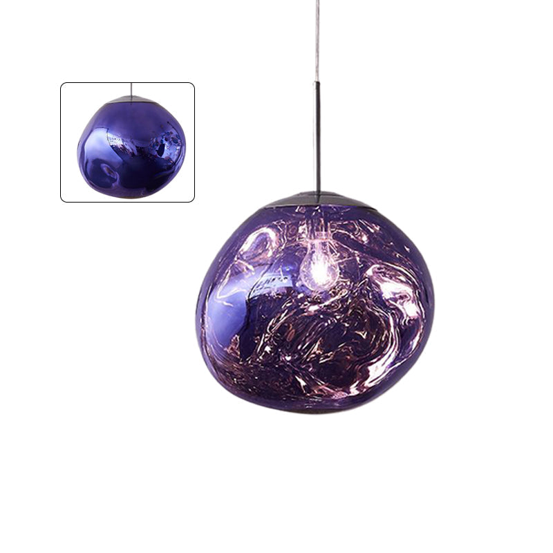 Modern Melt Glass Pendant Light for Elegant Indoor Spaces