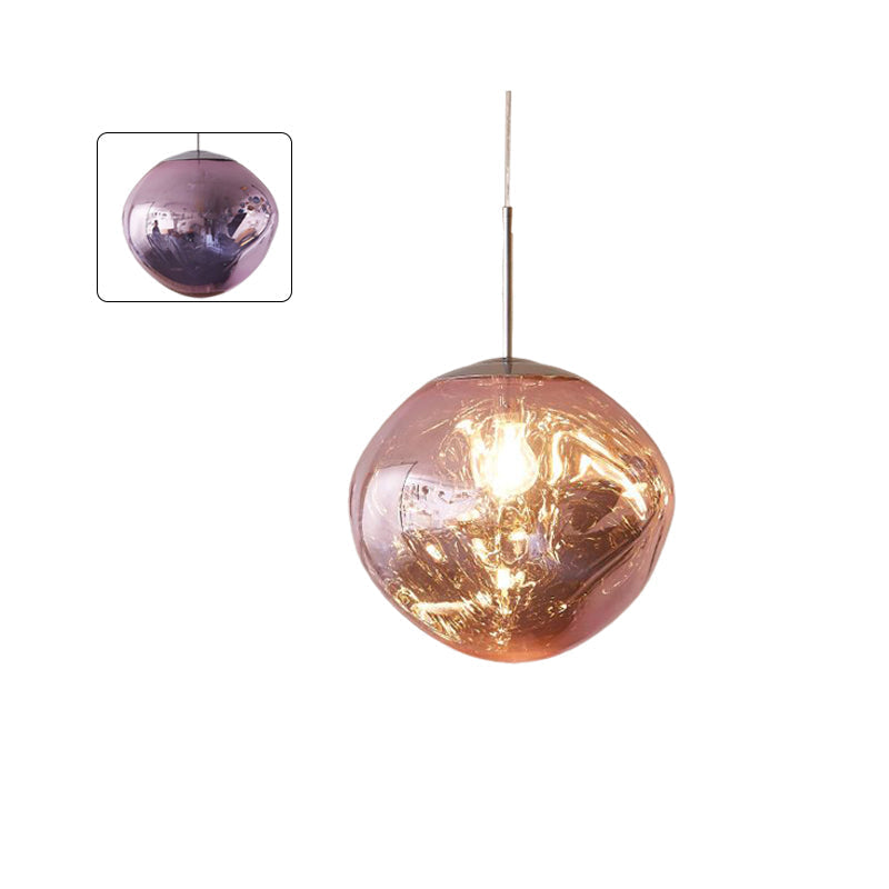 Modern Melt Glass Pendant Light for Elegant Indoor Spaces