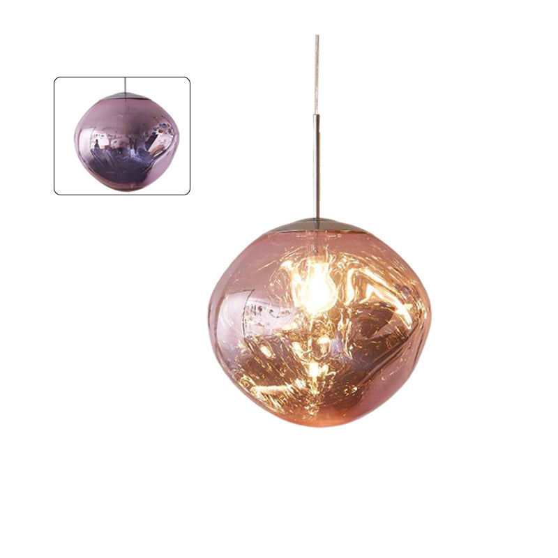Modern Melt Glass Pendant Light for Elegant Indoor Spaces