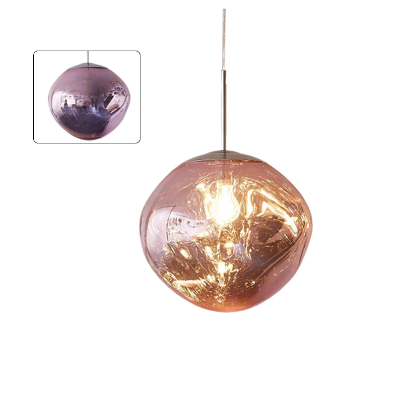 Modern Melt Glass Pendant Light for Elegant Indoor Spaces