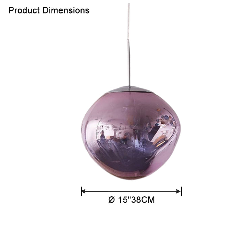 Modern Melt Glass Pendant Light for Elegant Indoor Spaces