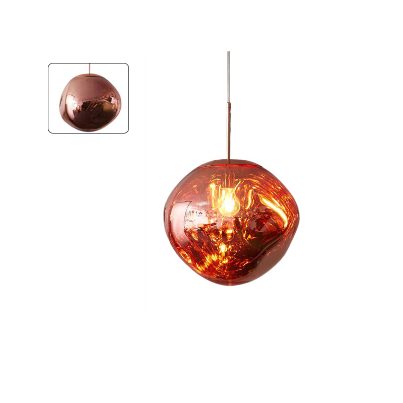 Modern Melt Glass Pendant Light for Elegant Indoor Spaces