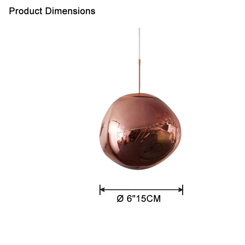 Modern Melt Glass Pendant Light for Elegant Indoor Spaces