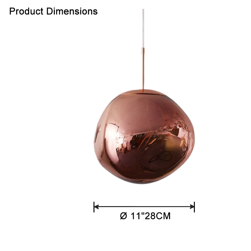 Modern Melt Glass Pendant Light for Elegant Indoor Spaces