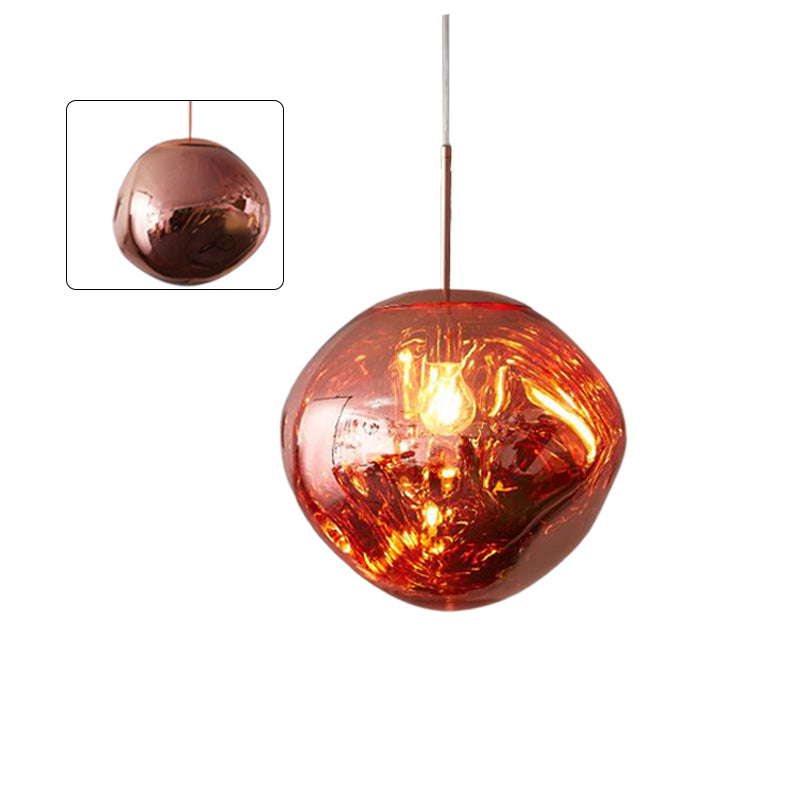 Modern Melt Glass Pendant Light for Elegant Indoor Spaces
