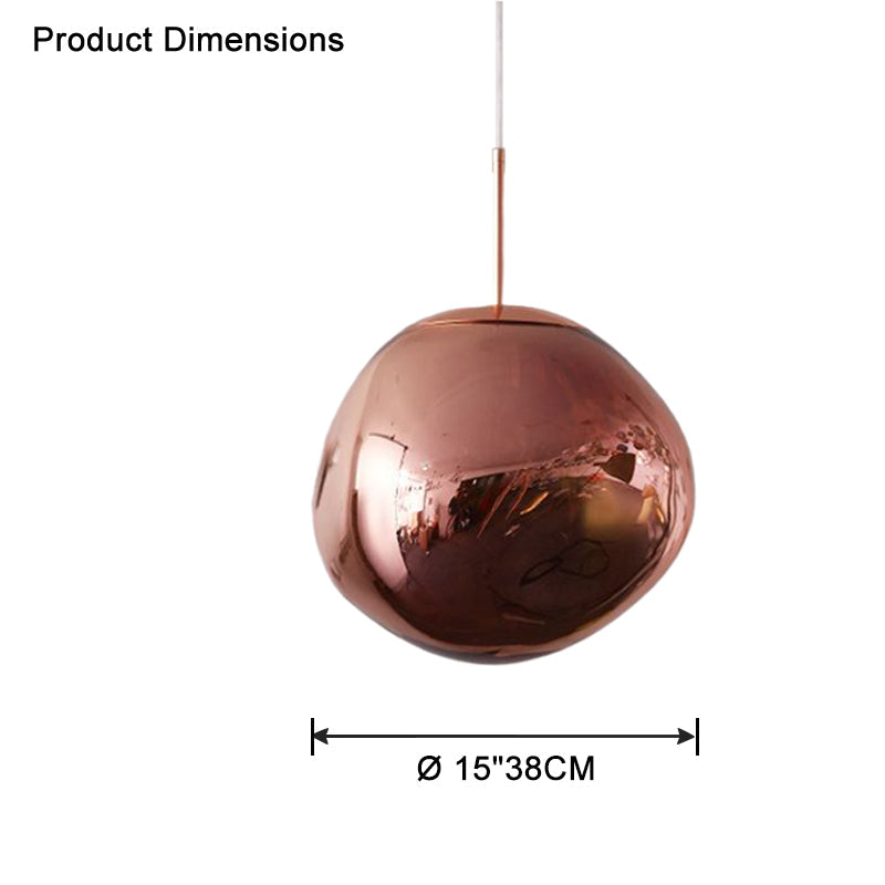 Modern Melt Glass Pendant Light for Elegant Indoor Spaces