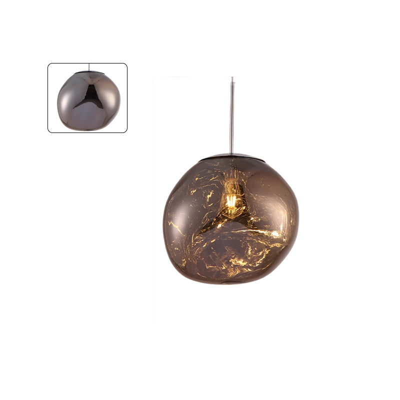 Modern Melt Glass Pendant Light for Elegant Indoor Spaces