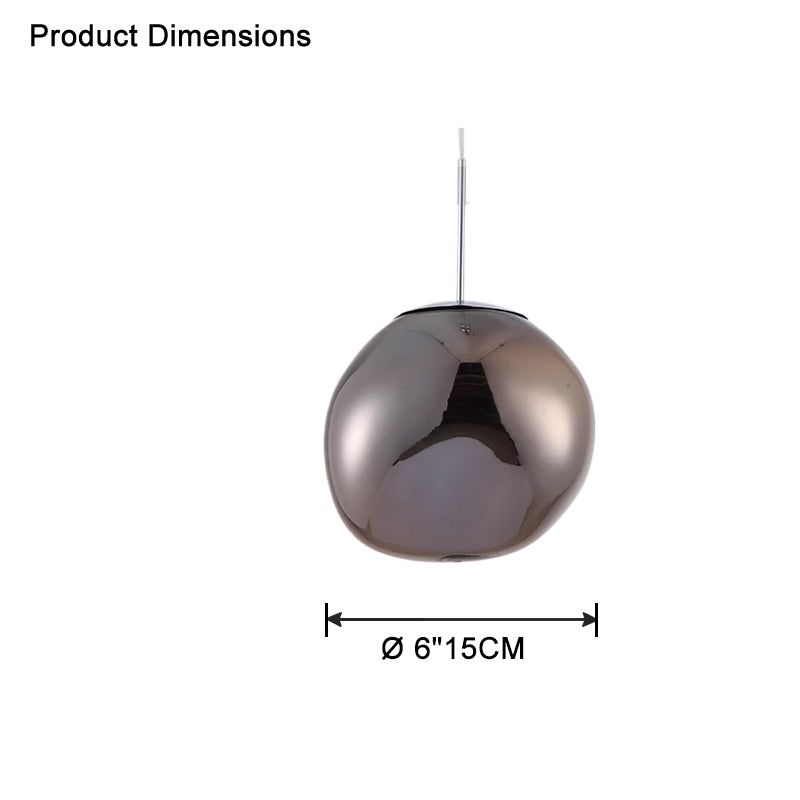 Modern Melt Glass Pendant Light for Elegant Indoor Spaces
