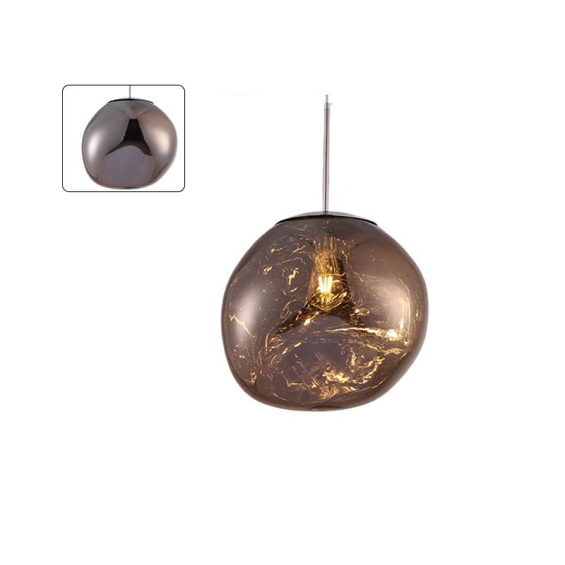 Modern Melt Glass Pendant Light for Elegant Indoor Spaces
