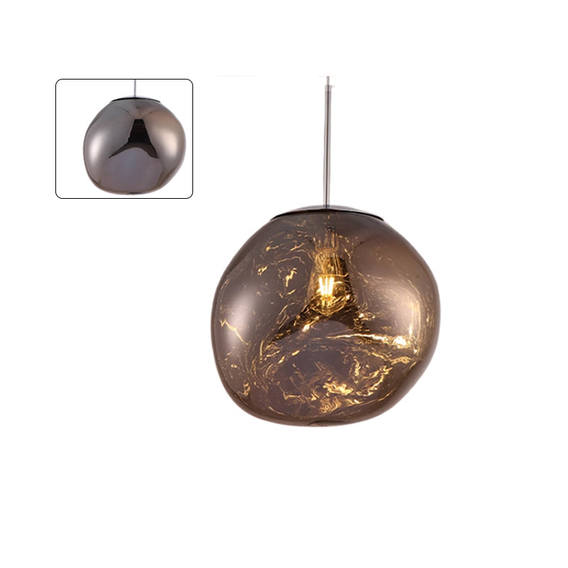 Modern Melt Glass Pendant Light for Elegant Indoor Spaces