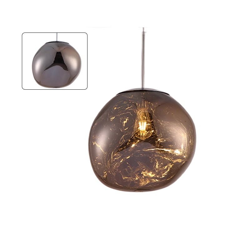 Modern Melt Glass Pendant Light for Elegant Indoor Spaces