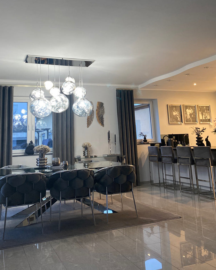 Modern Melt Glass Pendant Light for Elegant Indoor Spaces