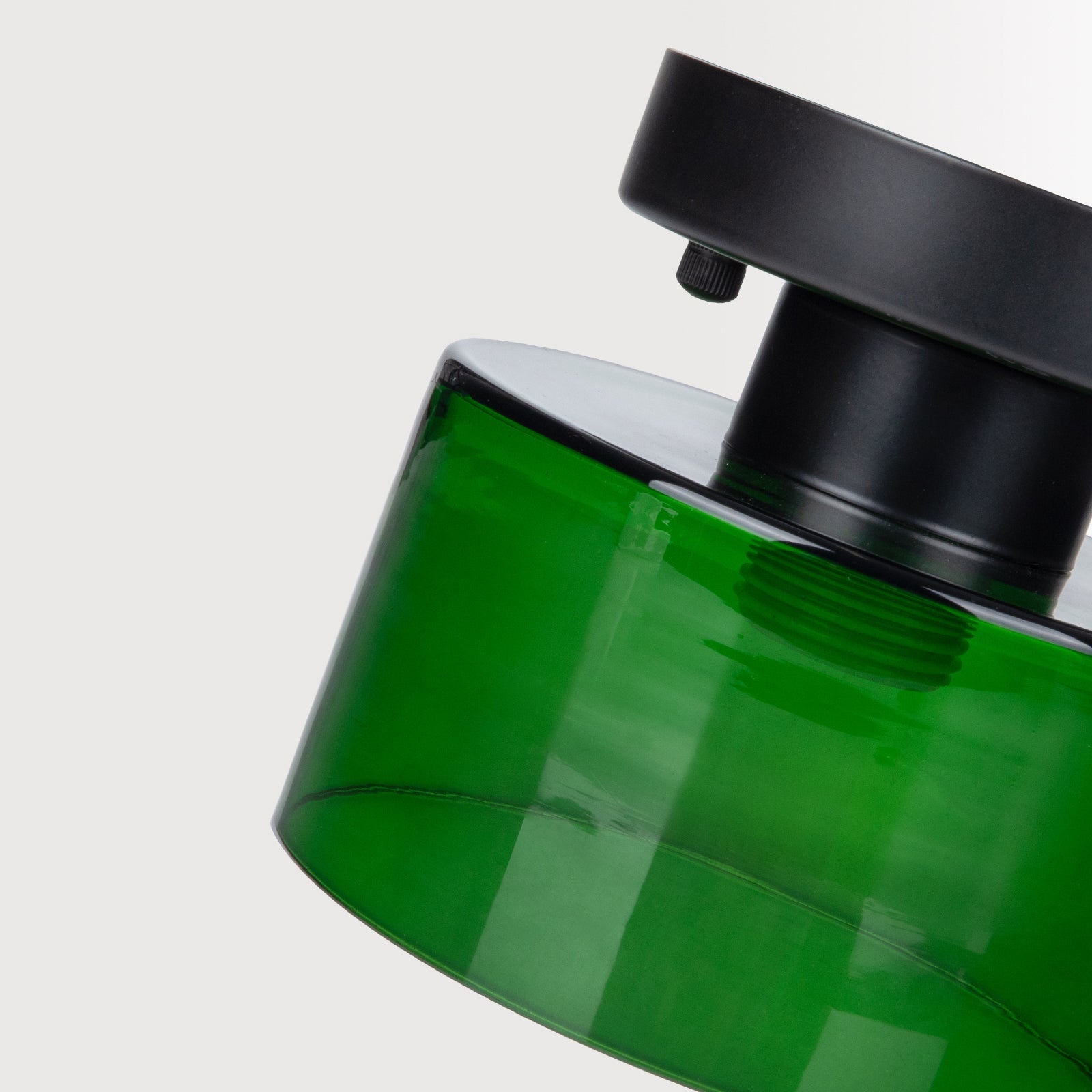Bauhaus Glass Flush Mount Ceiling Light – Minimalist Small Fixture