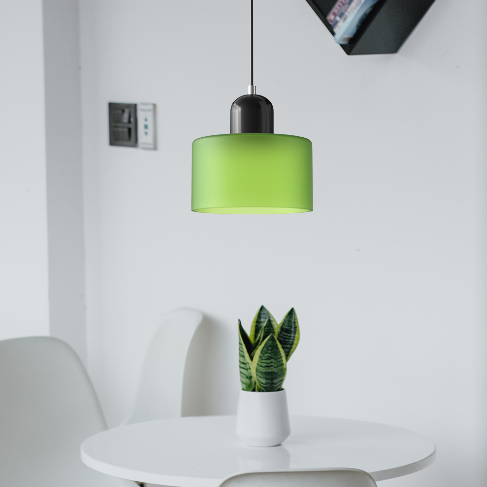 Bauhaus Style Glass Pendant Ceiling Light