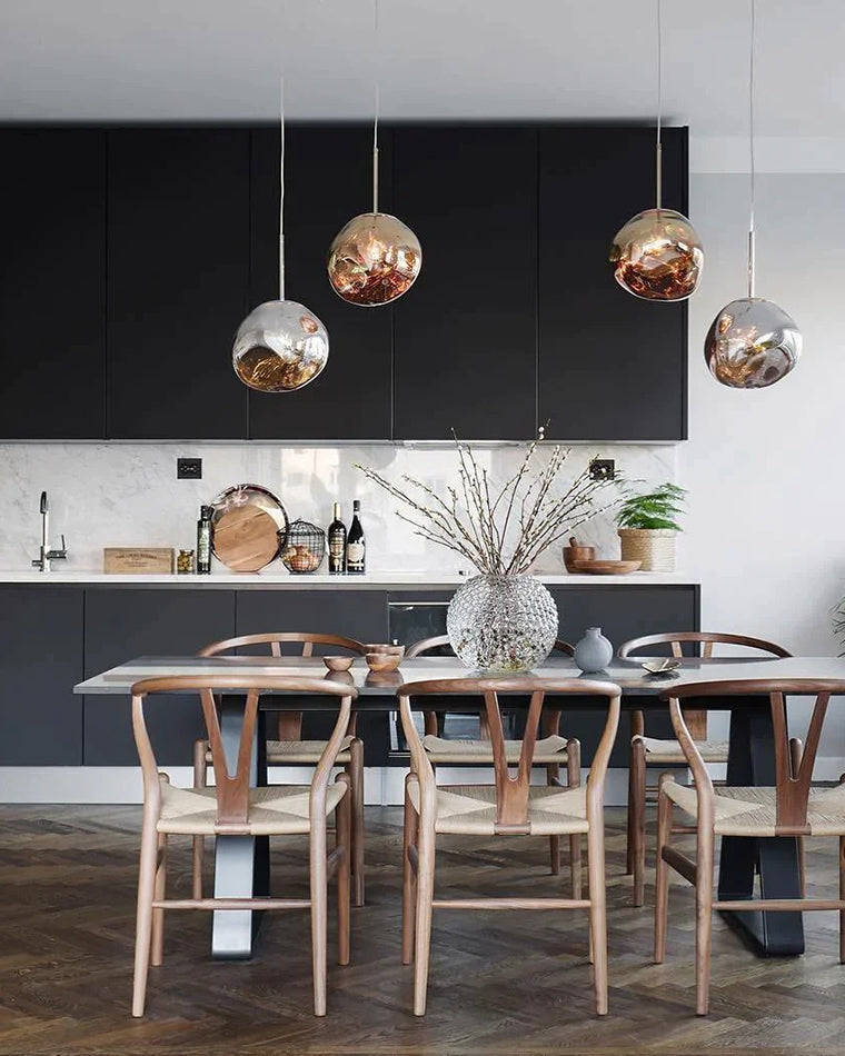 Modern Melt Glass Pendant Light for Elegant Indoor Spaces