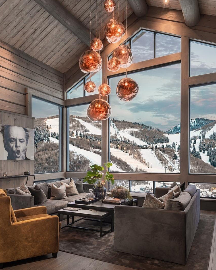 Modern Melt Glass Pendant Light for Elegant Indoor Spaces