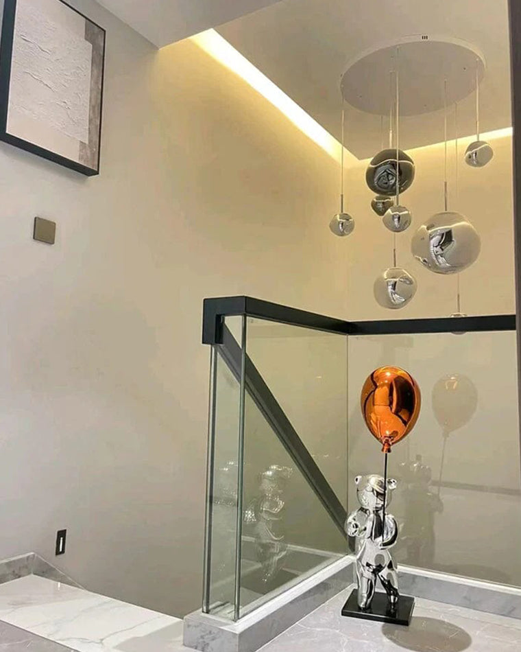 Modern Melt Glass Pendant Light for Elegant Indoor Spaces