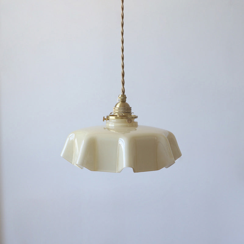Retro Glass Flower Pendant Light for Bedroom Kitchen and Hallway