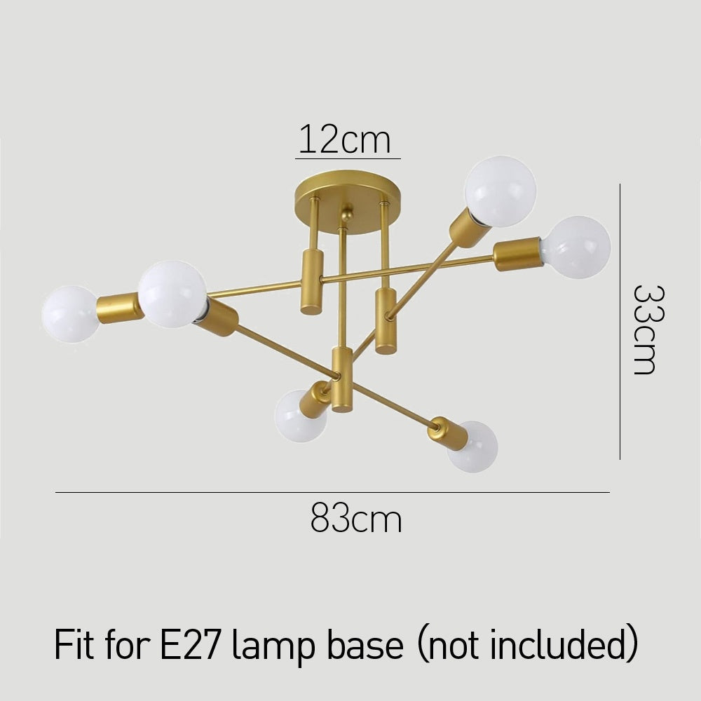 Nordic Black Modern Ceiling Light