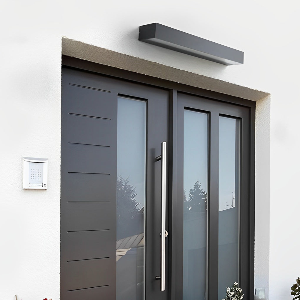 Modern Black LED Outdoor Wall Washer Light Waterproof