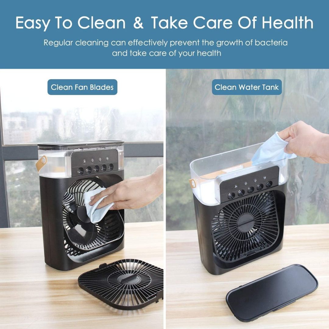 3 in 1 Portable Air Cooler Humidifier and Purifier for Home and Office