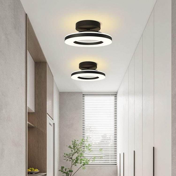 LED Ceiling Light in Modern Iron Design