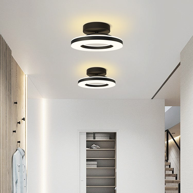 LED Ceiling Light in Modern Iron Design