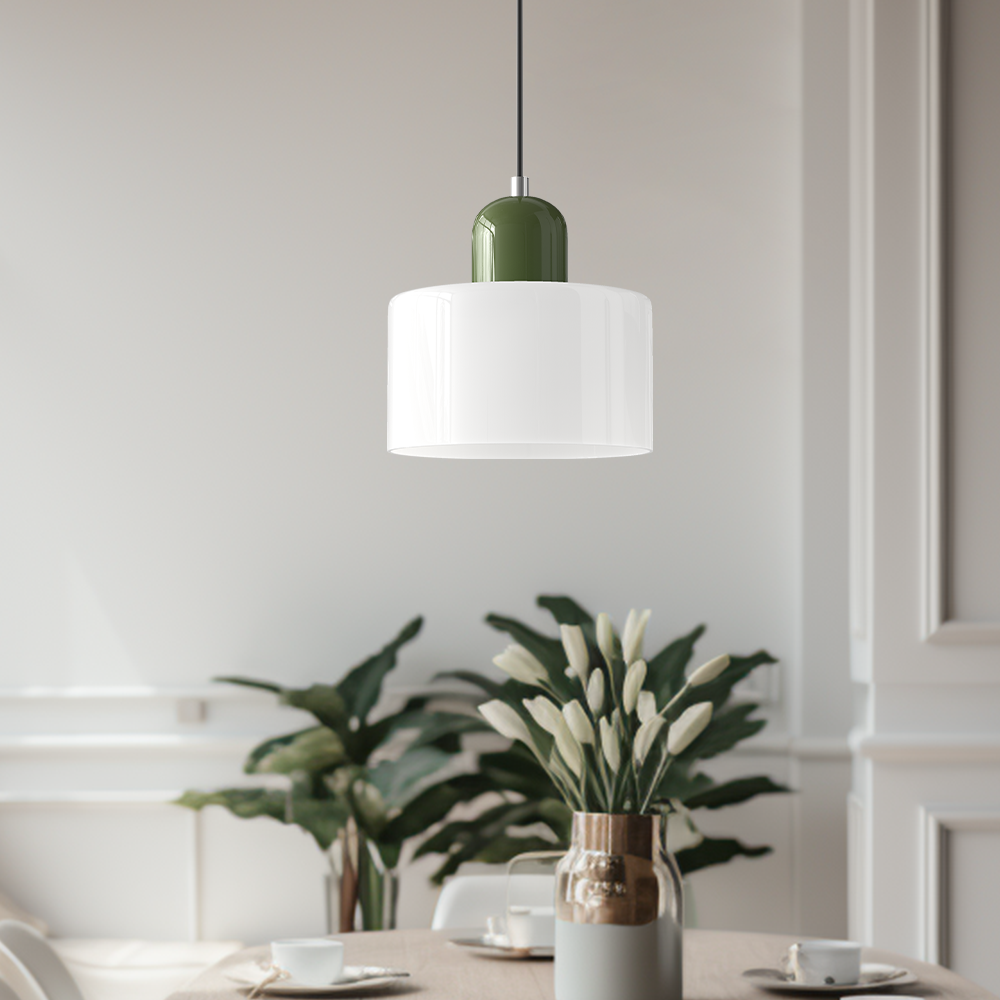 Bauhaus Style Glass Pendant Ceiling Light