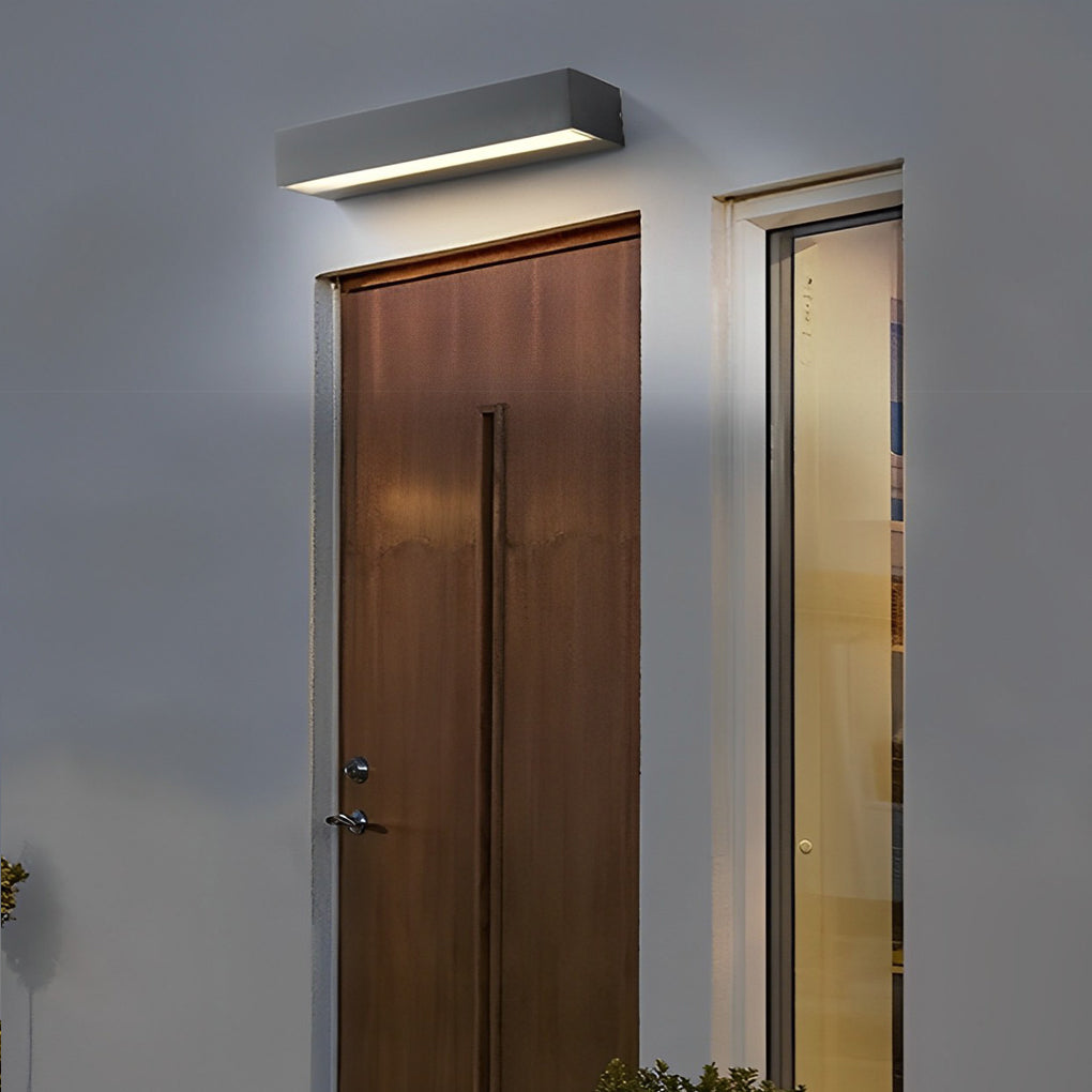 Modern Black LED Outdoor Wall Washer Light Waterproof