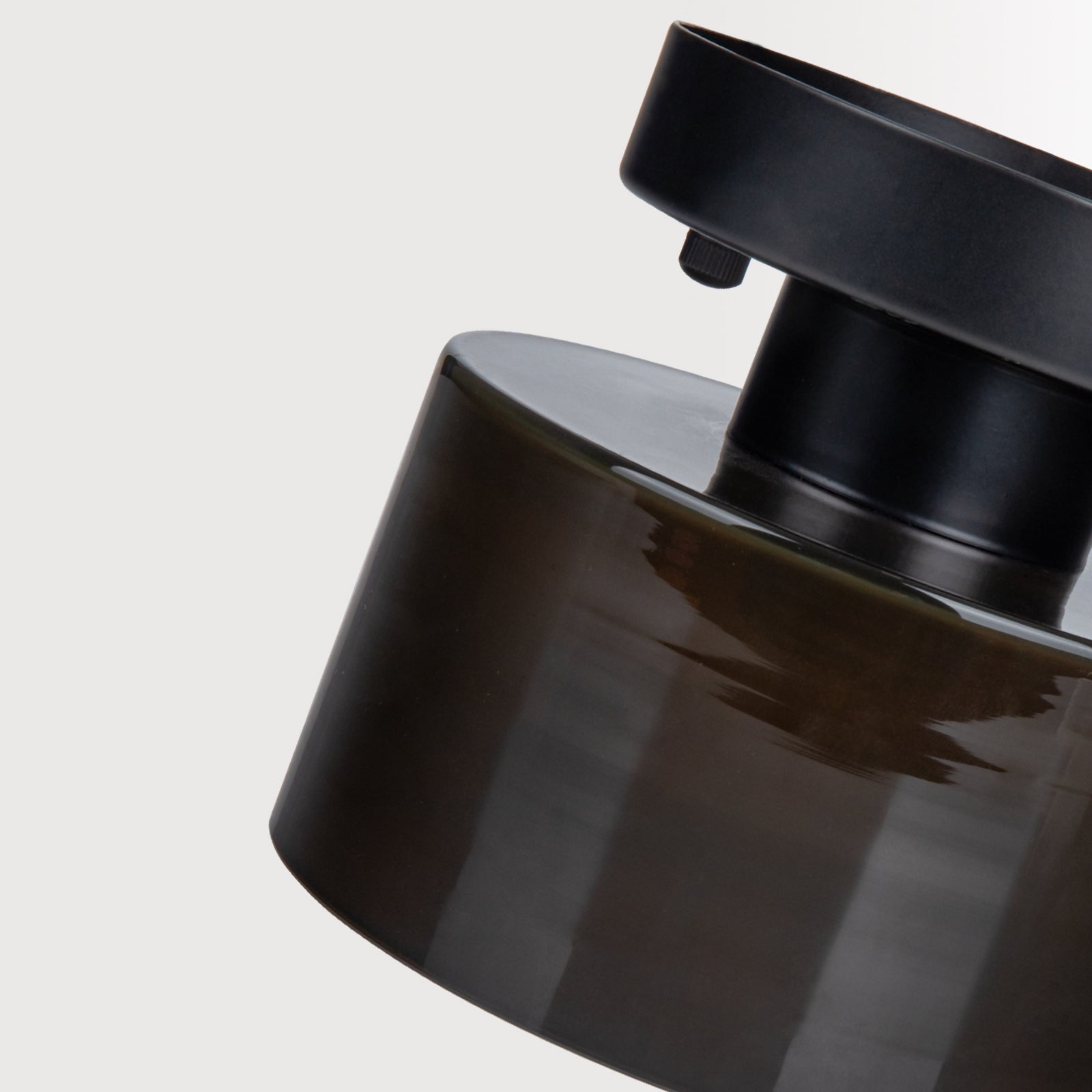 Bauhaus Glass Flush Mount Ceiling Light – Minimalist Small Fixture