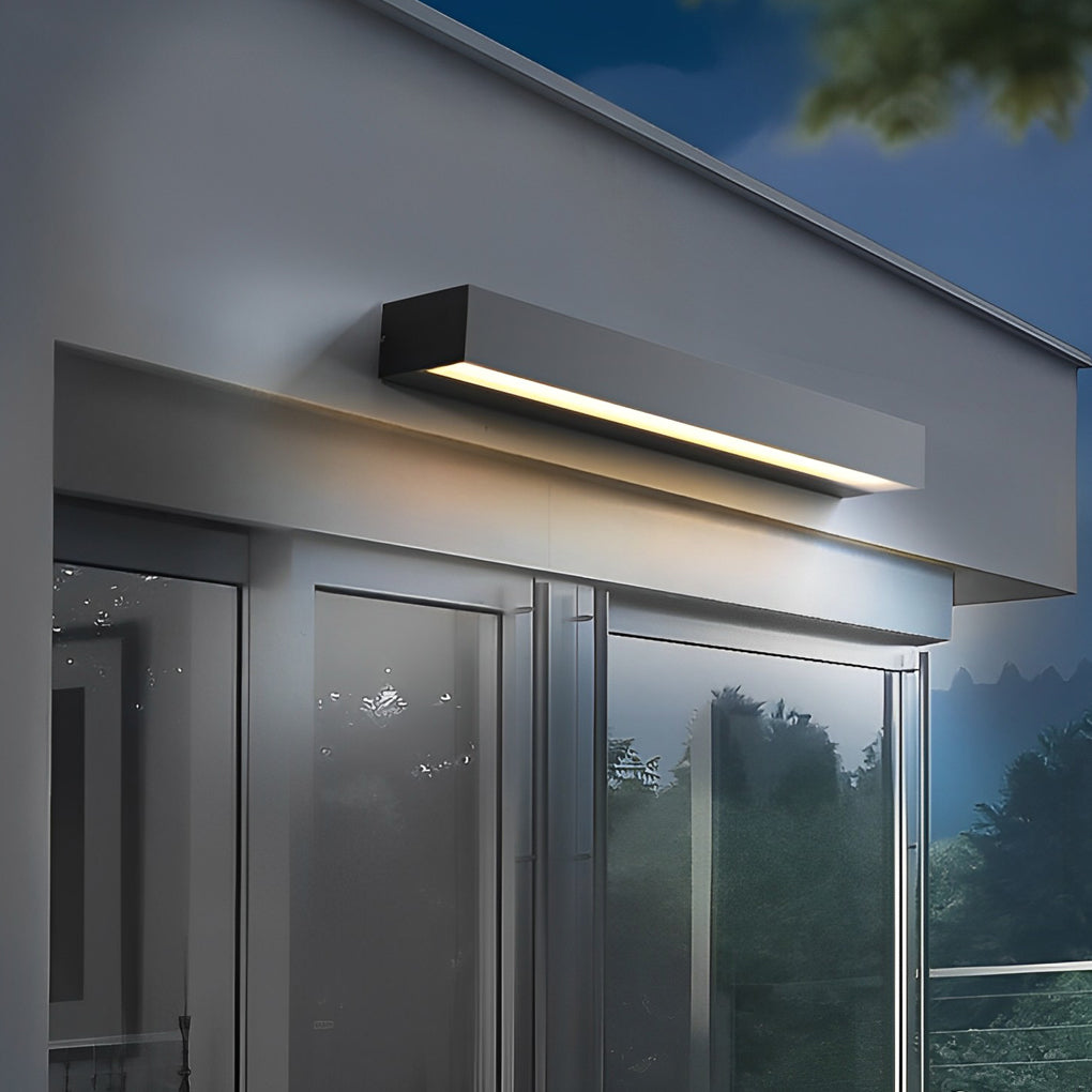 Modern Black LED Outdoor Wall Washer Light Waterproof
